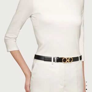Salvatore Ferragamo Reversible Gancini Belt